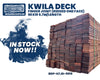 Kwila Finger Joint Decking (Reeded One Face) KD 90x19 5.7m/Length